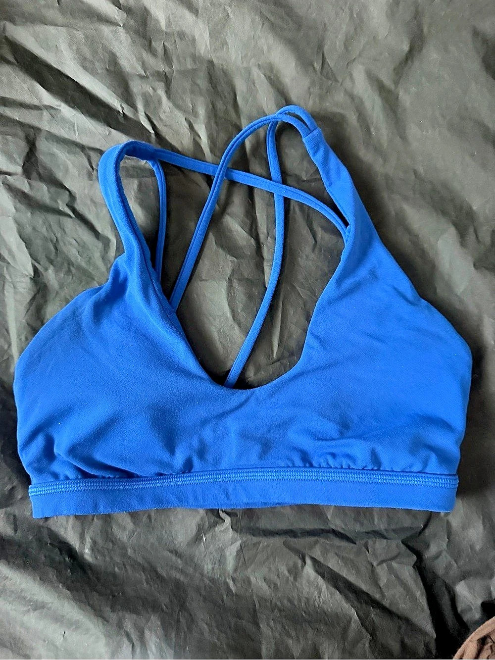 lululemon Free to Be Wild Bra Blue Sports Bra
